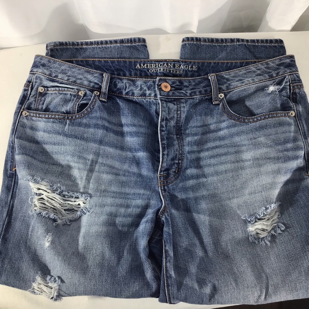 American Eagle Outfitters Boy Crop Jeans Size 18